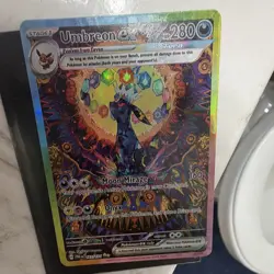 Pokemon Umbreon ex 161/131 SV Prismatic Evolutions SIR Full Art Holo Eng 280HP - Image 1