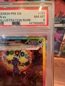 Pokemon PSA 8 Umbreon ex 161/131 SV Prismatic Evolutions SIR Holo English - Image 5