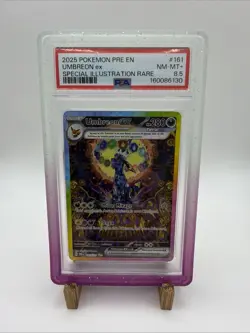 Pokemon TCG Umbreon ex 161/131 SV Prismatic Evolutions SIR Holo PSA 8.5 - Image 1