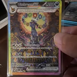 Pokemon Umbreon ex 161/131 SV Prismatic Evolutions SIR Holo English 280 HP - Image 1