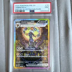 Pokemon TCG Umbreon ex 161/131 Prismatic Evolutions SIR Holo PSA 9 EN 2025 - Image 1