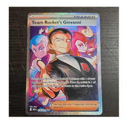 Pokemon Team Rocket's Giovanni 238/182 Sv10 Destined Rivals Holo Full Art - Image 1