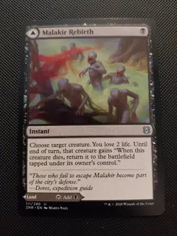 Malakir Rebirth English Edition Near Mint Condition MTG Zendikar Rising - Image 1