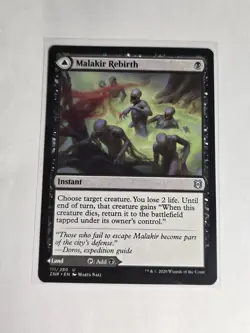 Malakir Rebirth English Edition Near Mint Condition MTG Zendikar Rising - Image 1