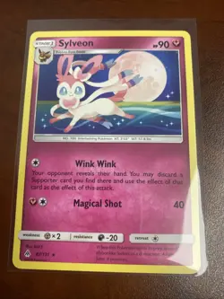 Sylveon 87/131 Rare Forbidden Light Non-Holo Pokemon Card LP - Image 1