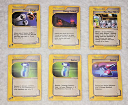 Pokemon TCG - Vintage Pokemon Expedition Regular Trainer 6 Card Lot - LP - Image 1