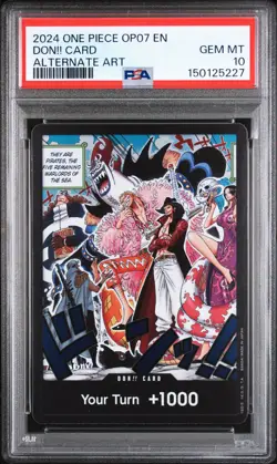 PSA 10 2024 One Piece Op07-500 Years In The Future # Don!! Card GEM MT - Image 1