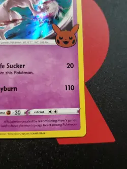 Mewtwo 056/172 Holographic Trick Or Trade Pokemon Trading Card - pikachu stamp - Image 5