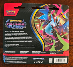 Pokemon Phantasmal Flames 3 Pack Blister Set w/ foil promo card Factory sealed - Image 3