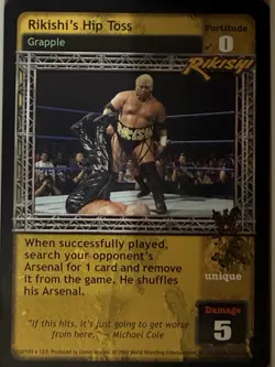 Rikishi Superstar Cards for WWE WWF Raw Deal TCG CCG Card Game Lot Of 4 NM - Image 3