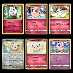 Jigglypuff Pokemon Cards Lot 6x 87 XY Collection Set Deck Building Reverse Holo - Image 1