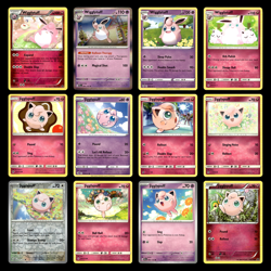 12x Wigglytuff Jigglypuff Lot 66 XY Fates Collide Pokemon Cards Collection Set - Image 1
