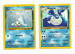 Pokemon Cards: Dewgong 36/130 & Seel 61/130 Base Set 2 Evolution Set Rare! - Image 1