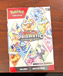 Pokemon Scarlet & Violet: Prismatic Evolutions Booster Bundle SEALED!! 6 Packs - Image 1