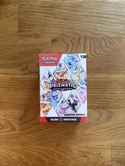 Pokemon TCG Scarlet & Violet Prismatic Evolutions Booster Bundle 6 Packs Sealed - Image 1
