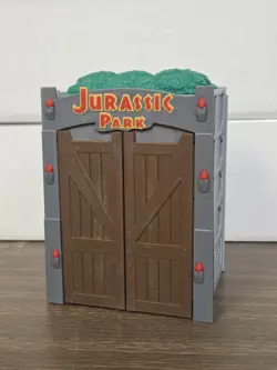 Jurassic Park Gates 3D Printed Magic: The Gathering EDH Deckbox - Image 1