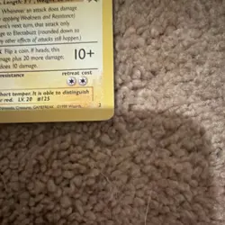 Wizards of the Coast Electabuzz Promo #2 English Basic Regular 60 HP 1999 - Image 5