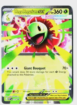 POKEMON Mega Meganium ex - 034 [MEP 034] Promo Holofoil NM - Image 1