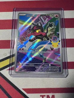 Litten 044 Holo Promo ME: Mega Evolution Promo Pokemon Near Mint - Image 1