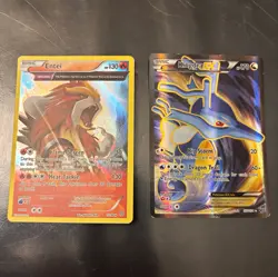 Pokemon TCG Entei 15/98 & Kingdra-EX 122/162 Holo Lot, Ancient Origins - Image 1