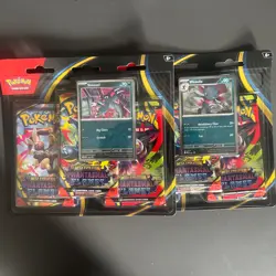 Pokemon Cards TCG Phantasmal Flames Triple Blister Pack x2 – Sealed NEW - Image 1