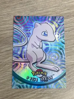 Pokemon 2000 Topps Mew #151 Rainbow Foil Blue Logo NOT PLAYED - Image 3