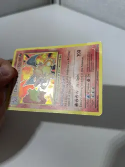 2016 Pokemon TCG XY Evolutions CHARIZARD HOLO 11/108 - Game Used - Damaged - Image 4