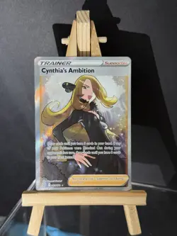 Pokemon TCG Cynthia's Ambition 169/172 Brilliant Stars Full Art Pack Fresh NM - Image 1