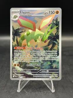 Pokemon TCG Flygon 101/094 Me02: Phantasmal Flames Illustration Rare Holo NM - Image 1