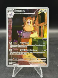 Pokemon TCG Raticate 099/088 Me03: Perfect Order Illustration Rare Holo NM - Image 1