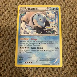 Pokemon TCG Blastoise 16/101 Plasma Blast Holo Rare Stage 2 English 2012 (LP) - Image 1