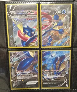 Greninja V-UNION [Set of 4] Holo Promo Sword & Shield Promo Pokemon NM - Image 1