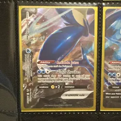 Greninja V-UNION [Set of 4] Holo Promo Sword & Shield Promo Pokemon NM - Image 4
