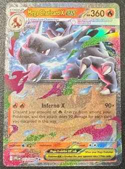 2025 Pokemon ME: Phantasmal Flames Mega Charizard X EX #013/94 - Image 1