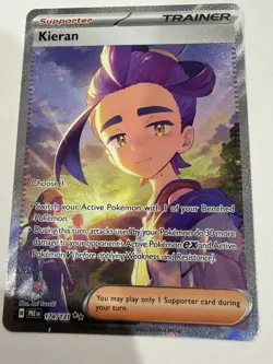 Pokemon TCG Kieran 174/131 SV Prismatic Evolutions SIR Full Art Holo Eng - Image 1