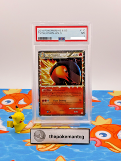 PSA 2010 Pokemon HG & SS Typhlosion-Holo #110 NM 7 - Image 1