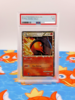 PSA 2010 Pokemon HG & SS Typhlosion-Holo #110 NM 7 - Image 2
