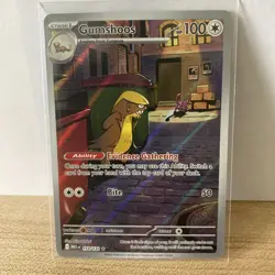 Pokemon TCG Mega Evolution Gumshoos #153/132 Illustration Rare NM- - Image 1