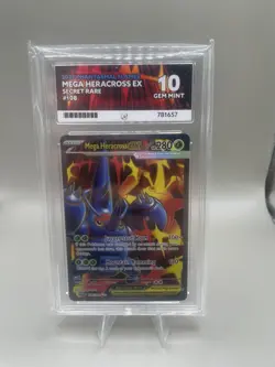 Pokemon TCG Mega-Heracross EX ACE Phantasmal Flames 108/94 - Image 1