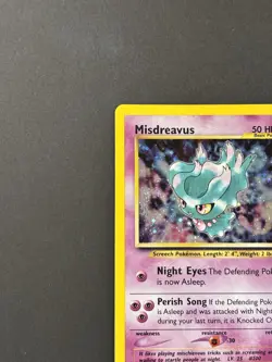 Nintendo Pokemon TCG Misdreavus 11/64 Neo Revelation Holo Rare HP50 English - Image 5