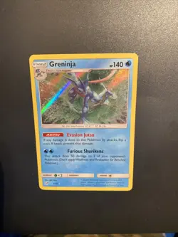 Pokemon TCG Greninja Detective (DEP) Pikachu 9/18 Holo Rare Sun and Moon - Image 4