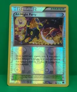 Umbreon All-Night Party 96/122 Pokemon XY Breakpoint Reverse Holo Near Mint - Image 3