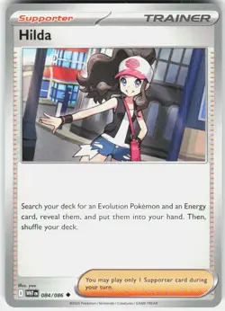 Hilda 084/086 Uncommon White Flare Pokemon Near Mint - Image 1