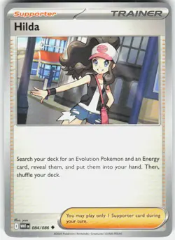 Hilda 084/086 Uncommon White Flare Pokemon Near Mint - Image 1