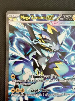 Mega Zeraora ex 114/084 Special Illustration Rare Pitch Black Pokemon SIR Fast - Image 2