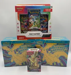 Pokemon Ascended Heroes ETB's 2, Booster Bundle, First Partner Series 2 Sealed - Image 1