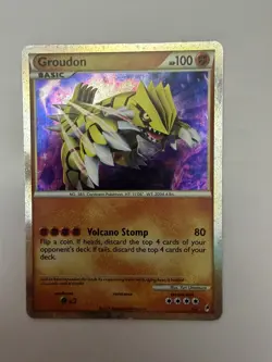 Pokemon TCG GROUDON Call Of Legends SL4 Holo Shiny Rare - Image 1