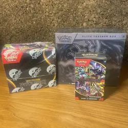 Pokemon Mega Evolution Pitch Black Booster Box ETB Booster Bundle Factory Sealed - Image 1