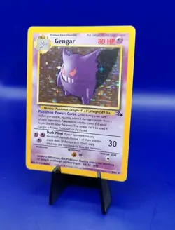 Gengar 5/62 Fossil Set Holo Rare Pokemon Card Nintendo Pokemon 1999 TCG WOTC NM - Image 3