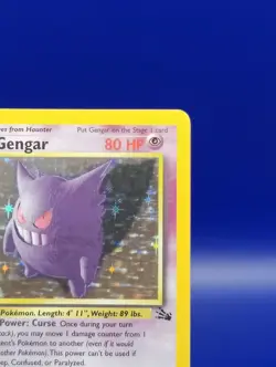 Gengar 5/62 Fossil Set Holo Rare Pokemon Card Nintendo Pokemon 1999 TCG WOTC NM - Image 5